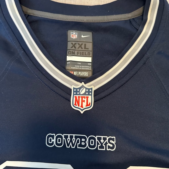 Ezekiel Elliott Dallas Cowboys On Field Mens XXL Nike Game Blue Jersey - Picture 6 of 7